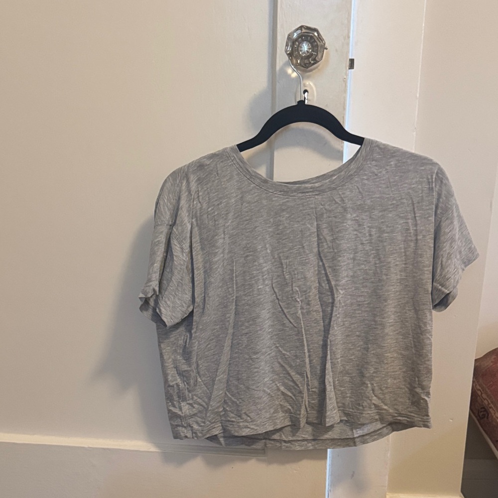 All yours cropped tee